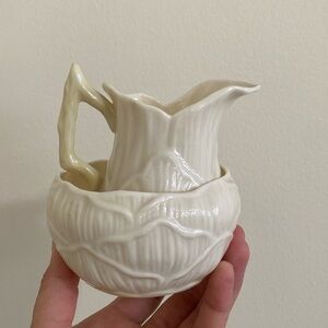 Belleek Ireland cup and bowl